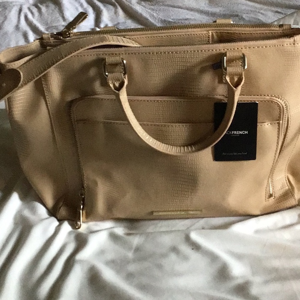 Jack French genuine leather tote.